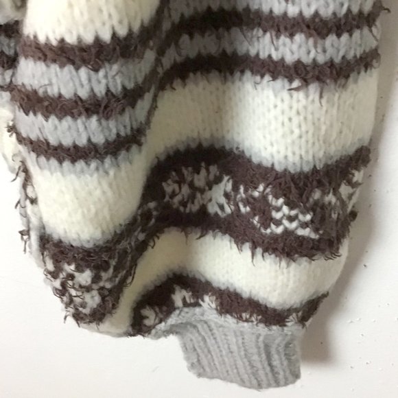 FREE PEOPLE Check Me Out Winter Fog Pullover Sweather - Picture 7 of 16